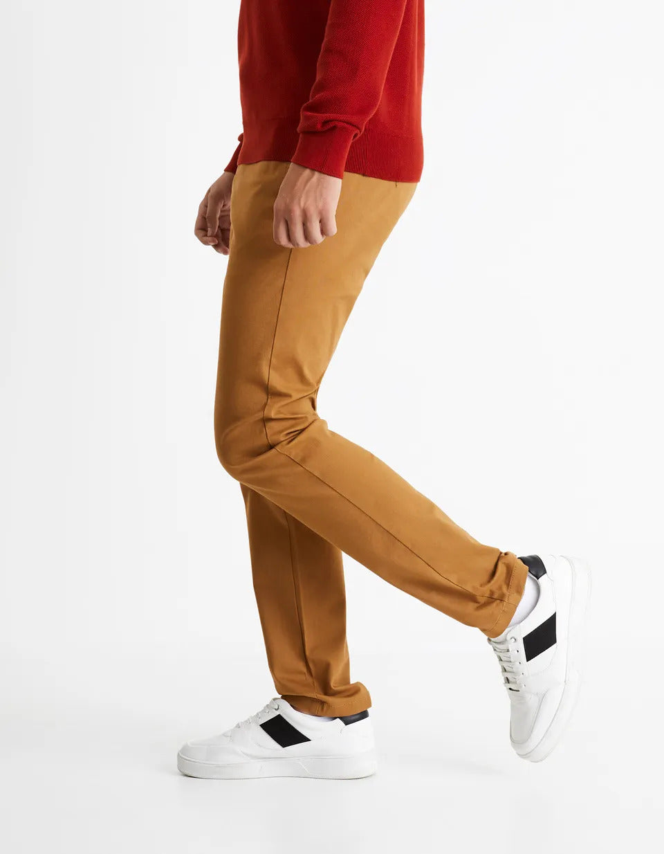 Caramel Brown Chino Trousers