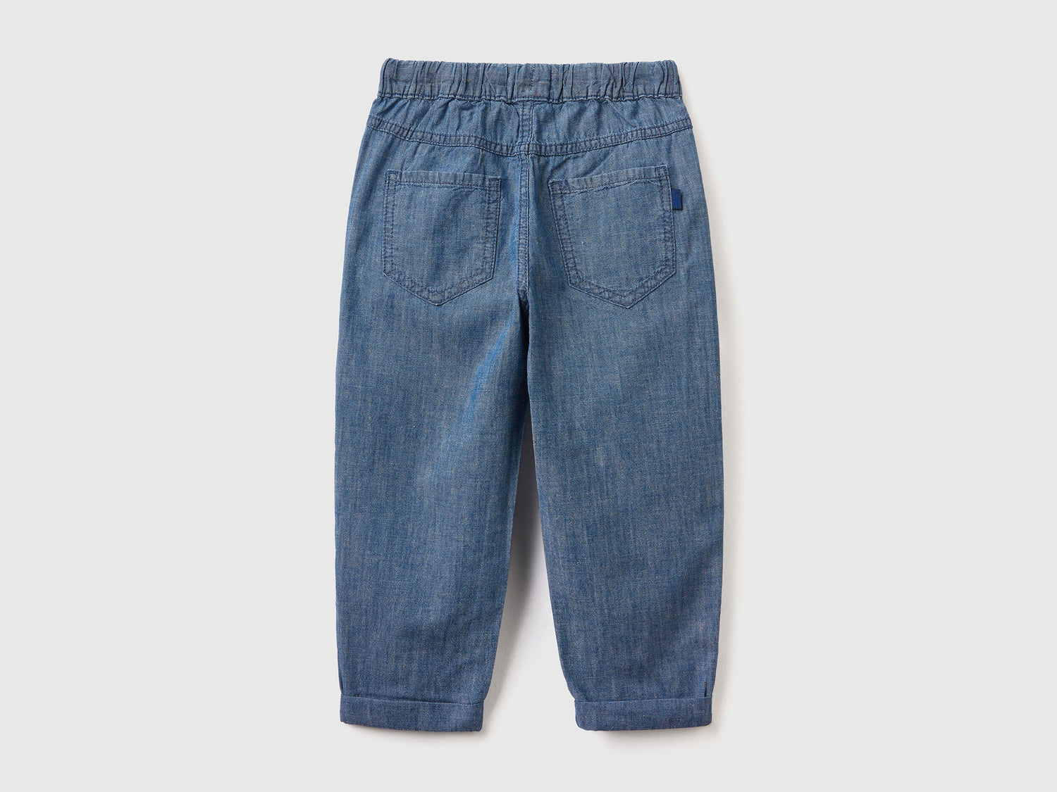 Carrot Fit Trousers In Linen Blend