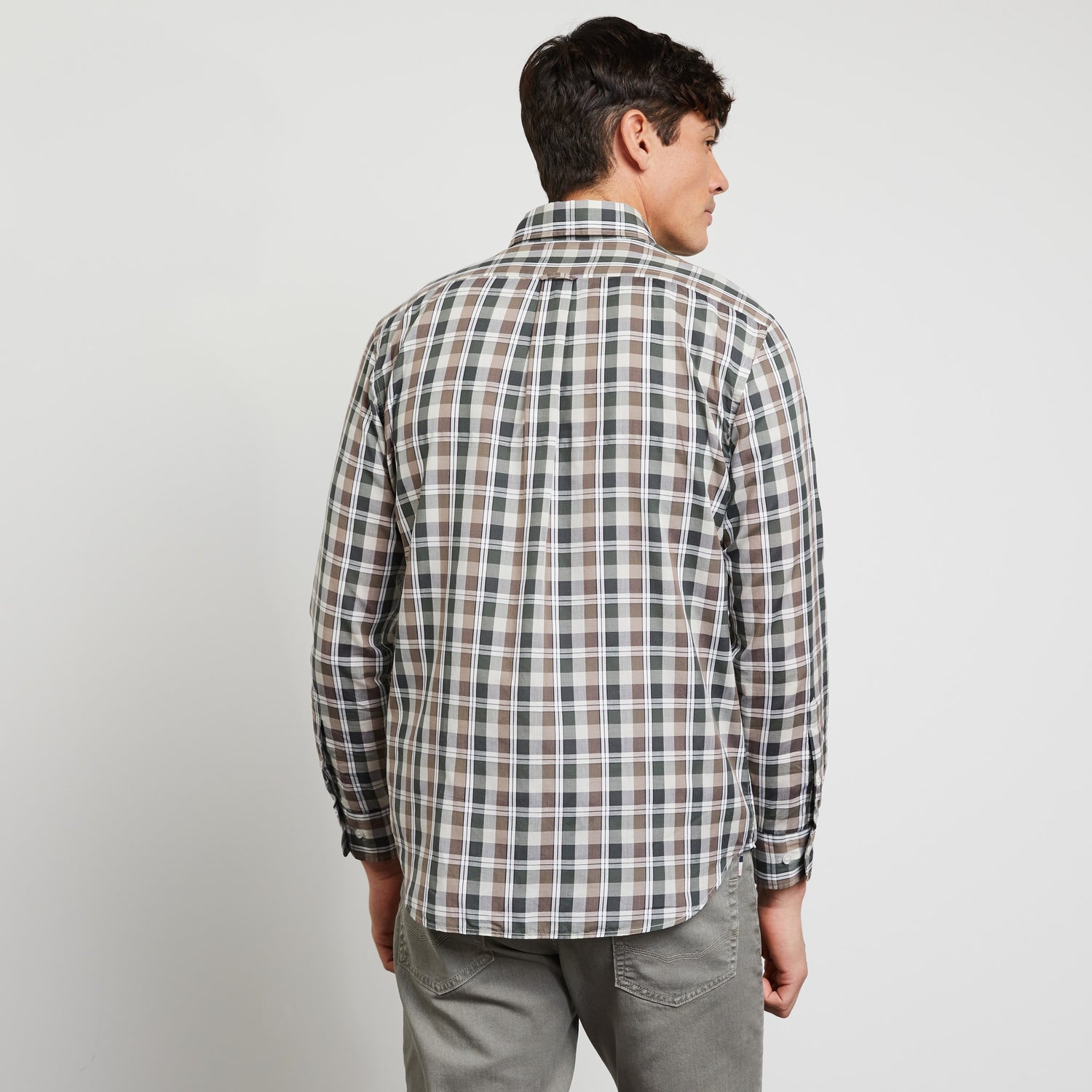 Checked Khaki Shirt - 03