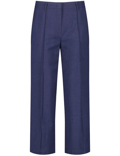 Chic Culottes With A Tie-Around Belt