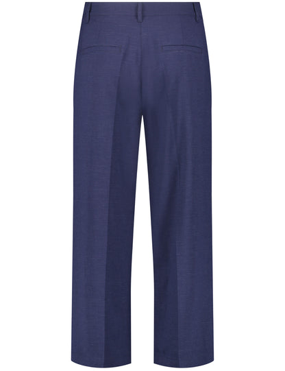 Chic Culottes With A Tie-Around Belt