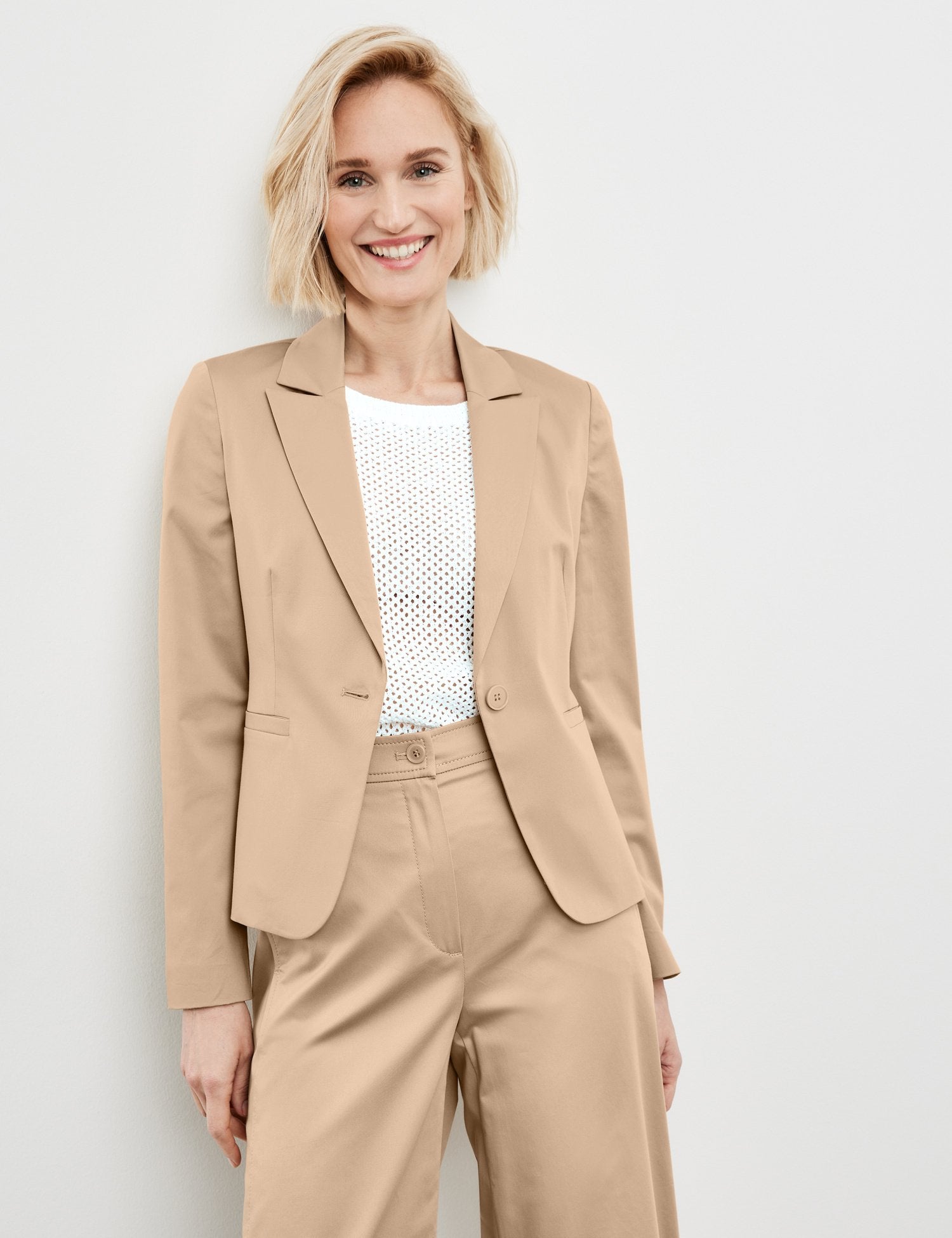Classic Blazer With A Lapel