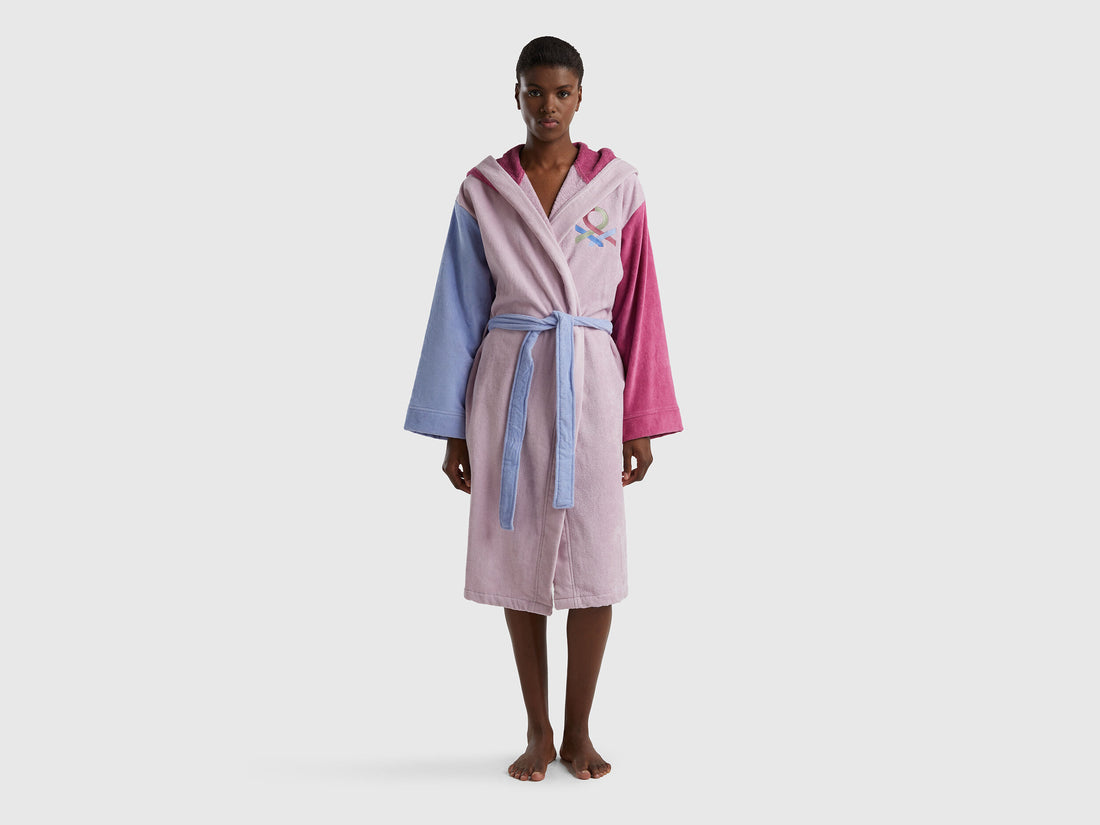 Color Block Bathrobe