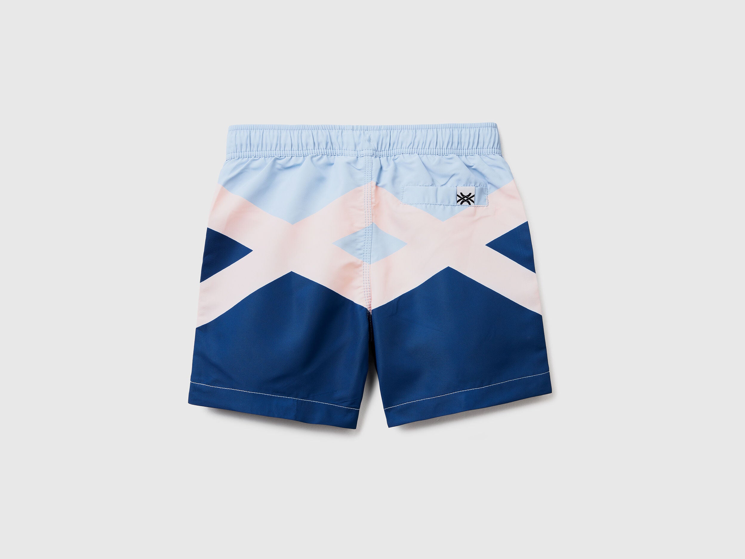 Color Block Swim Trunks - BEVAVA