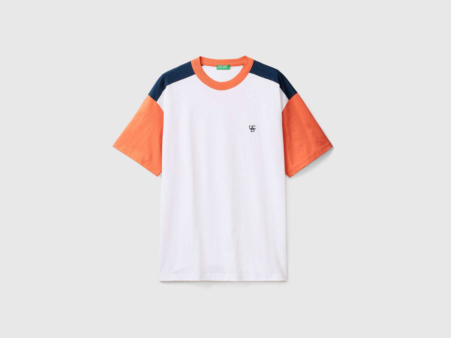 Color Block T-Shirt In Organic Cotton