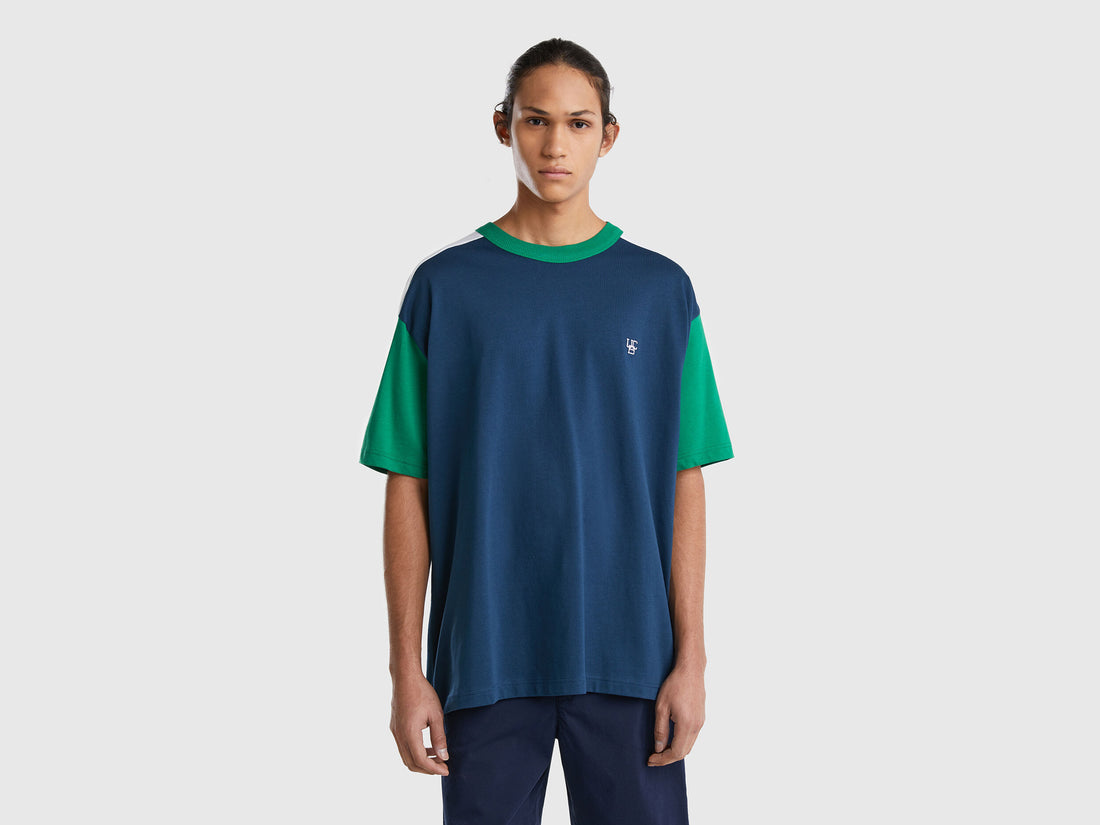 Color Block T-Shirt In Organic Cotton