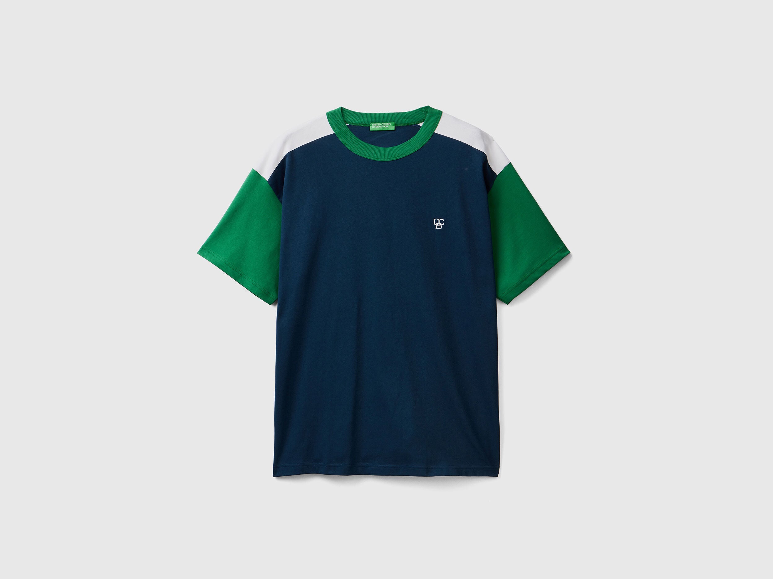 Color Block T-Shirt In Organic Cotton