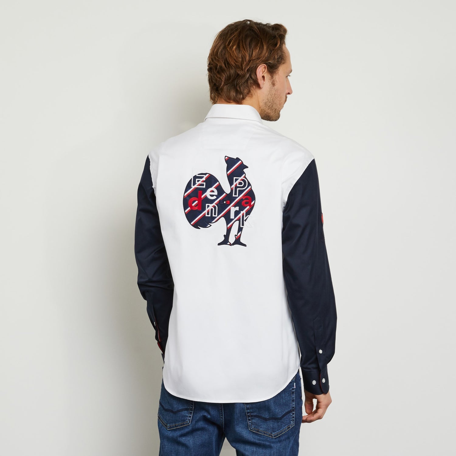 Colour-Block Shirt With France Xv Embroidery - 03