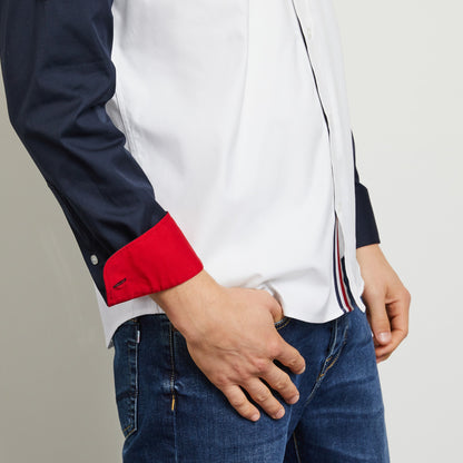 Colour-Block Shirt With France Xv Embroidery - 07