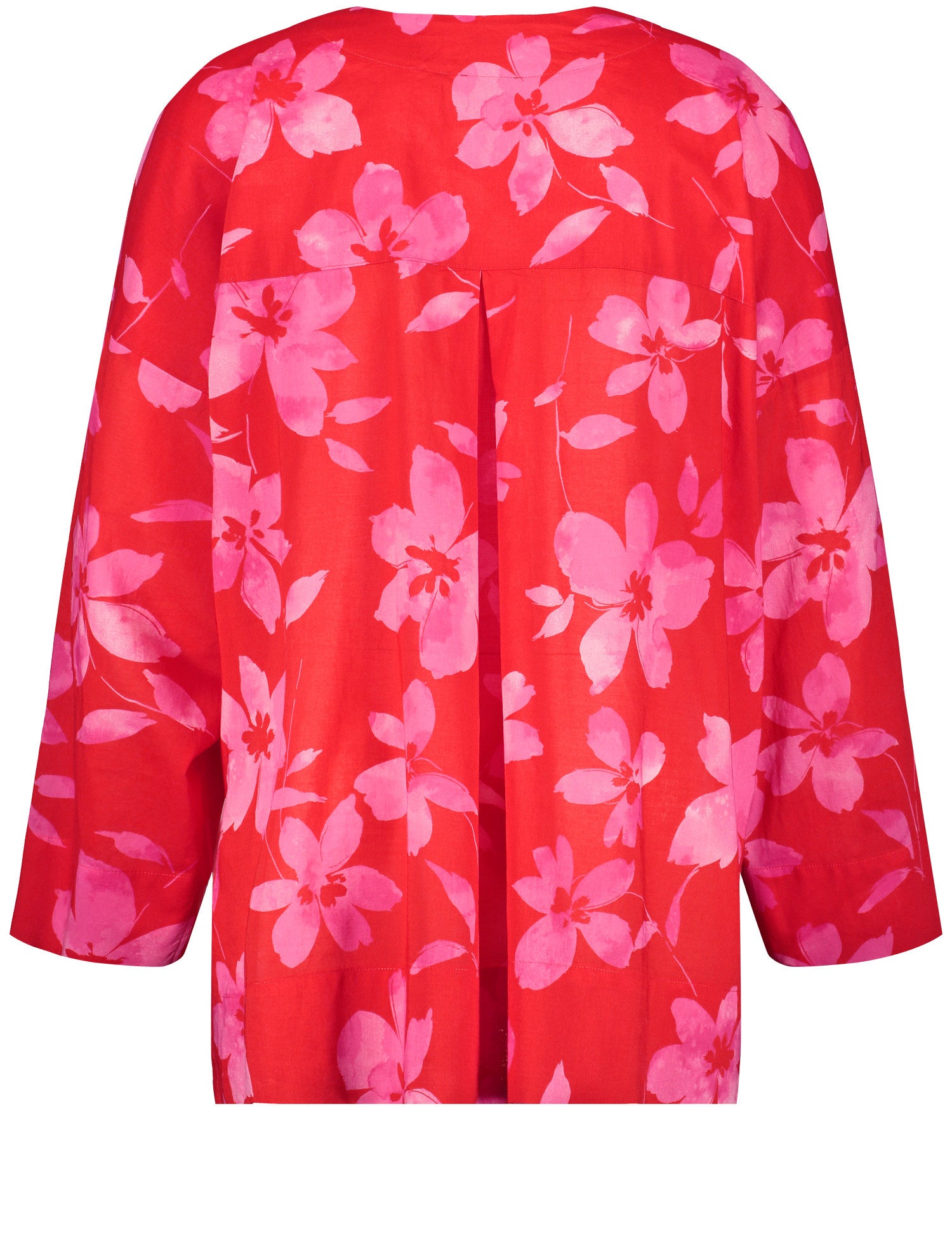 Cotton Blouse With Large Flowers