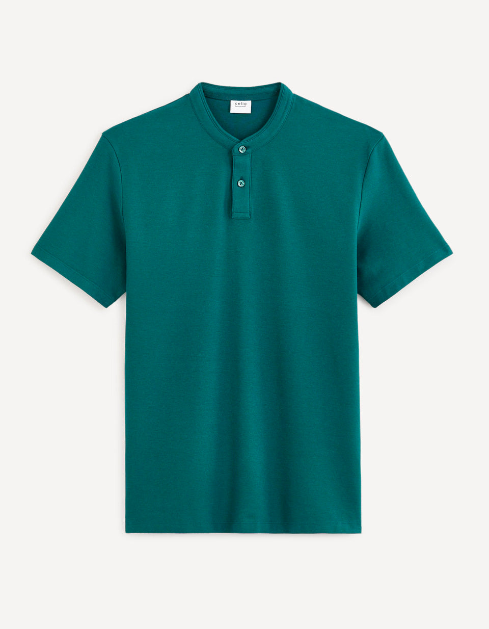 100% Cotton Piqué Polo Shirt - Dark Green - 03