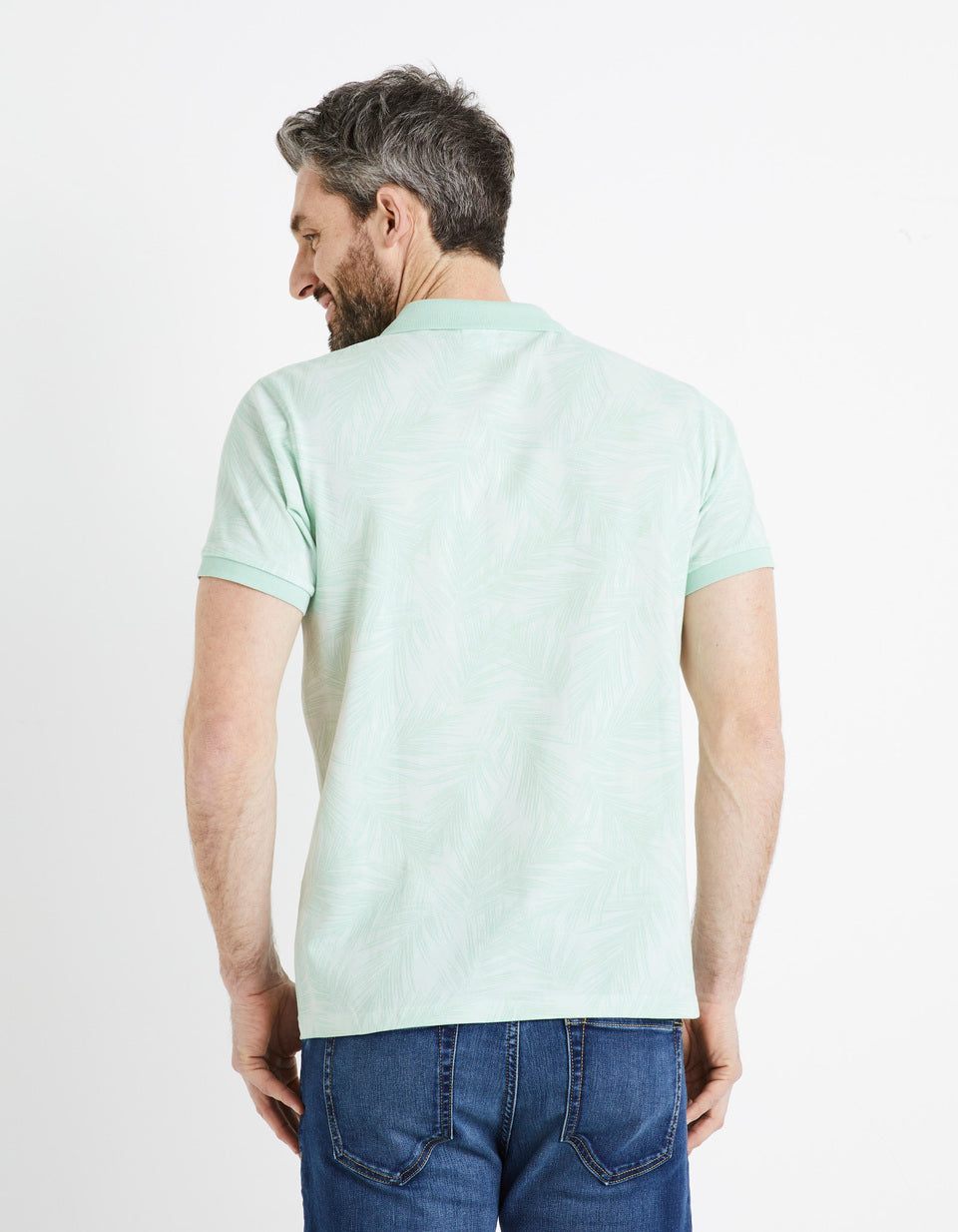 100% Cotton Piqué Polo Shirt - Vert - 02