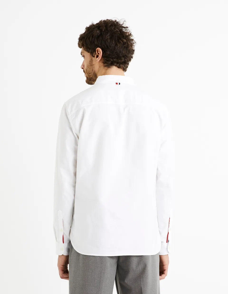 100% Cotton Regular-Fit Shirt - White - 02