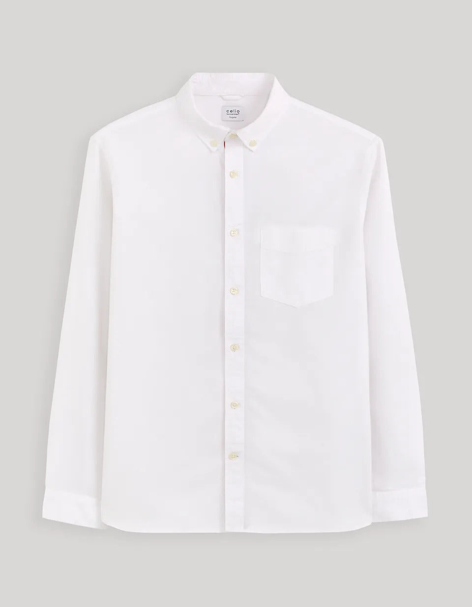 100% Cotton Regular-Fit Shirt - White - 03