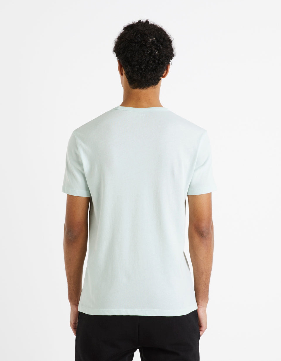 100% Cotton Round-Neck T-Shirt - Mint - 02