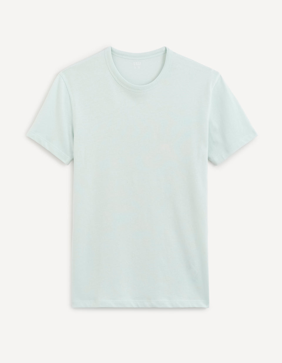 100% Cotton Round-Neck T-Shirt - Mint - 03