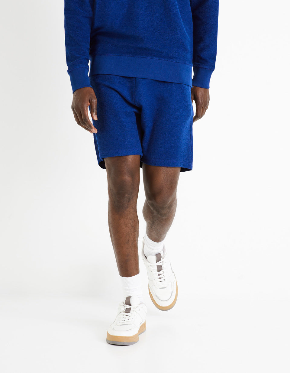 100% Cotton Shorts - Denim Blue - 02