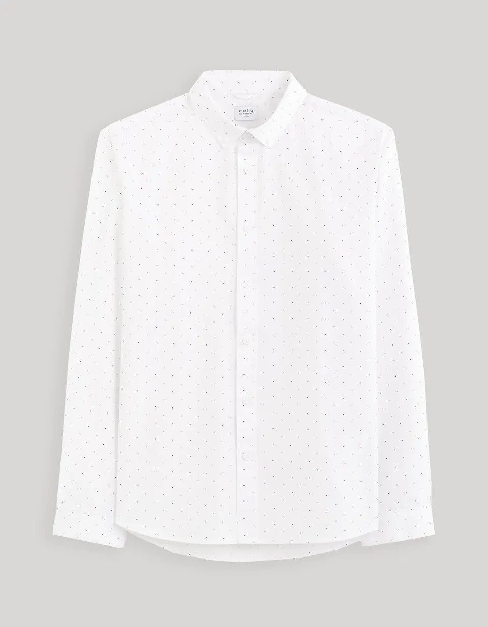100% Cotton Slim-Fit Shirt - White - 03