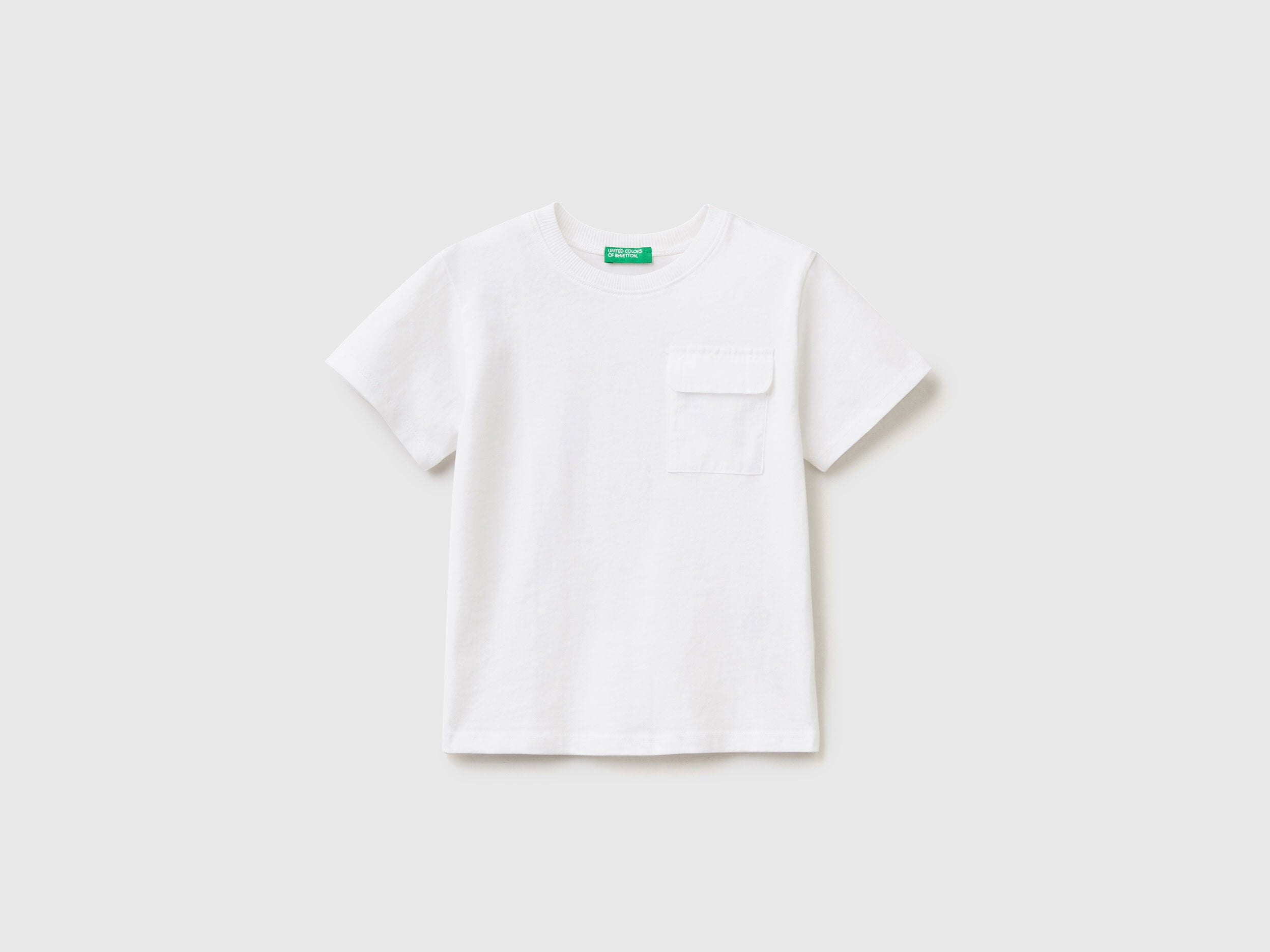 100% Cotton T-Shirt With Pocket