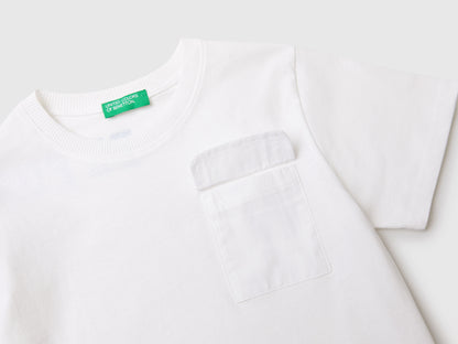 100% Cotton T-Shirt With Pocket