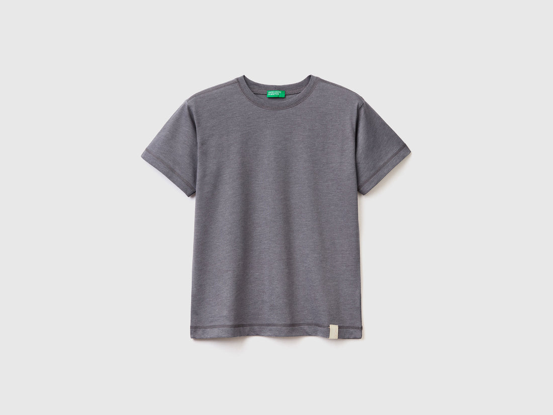 Crew Neck T-Shirt In Recycled Fabric - 01