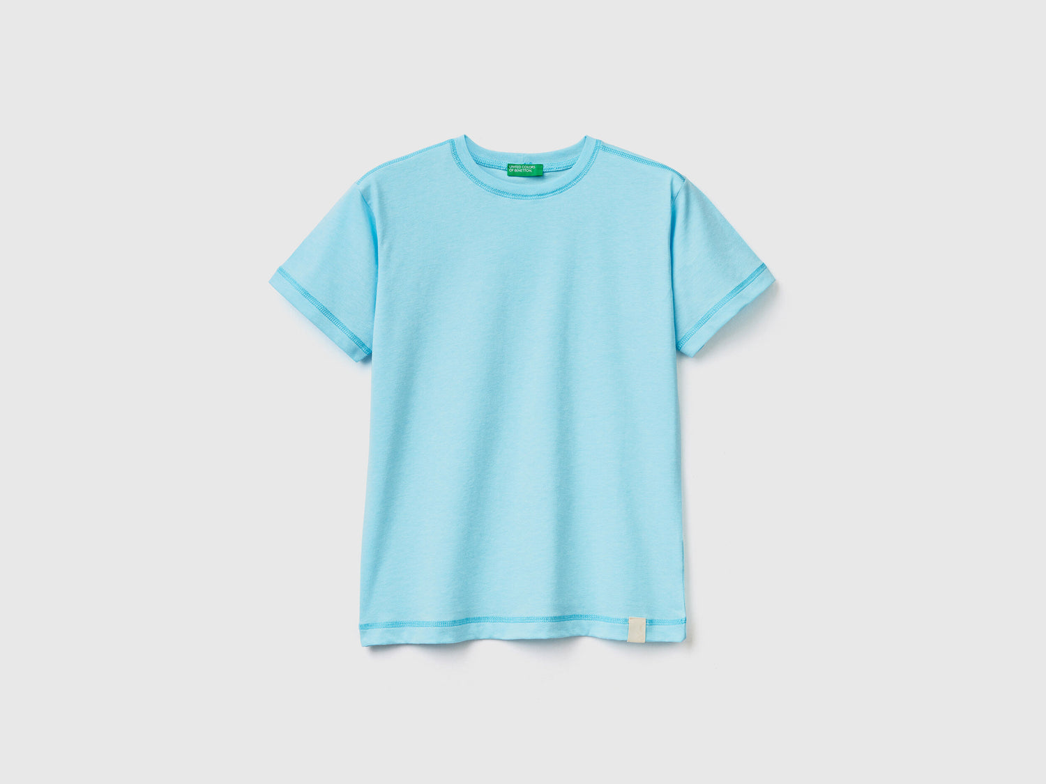 Crew Neck T-Shirt In Recycled Fabric - 01