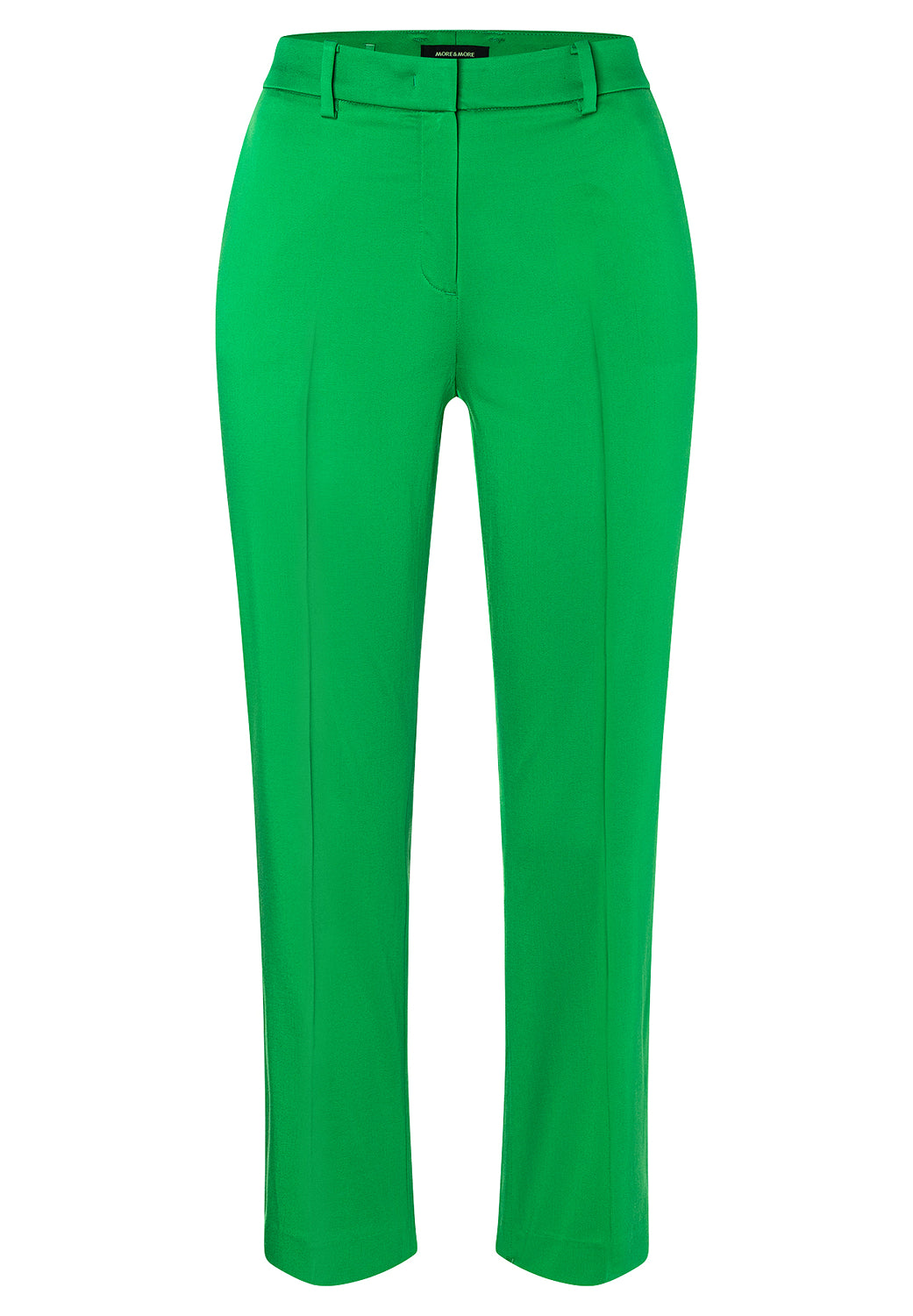 Cropped Cotton Satin Trousers