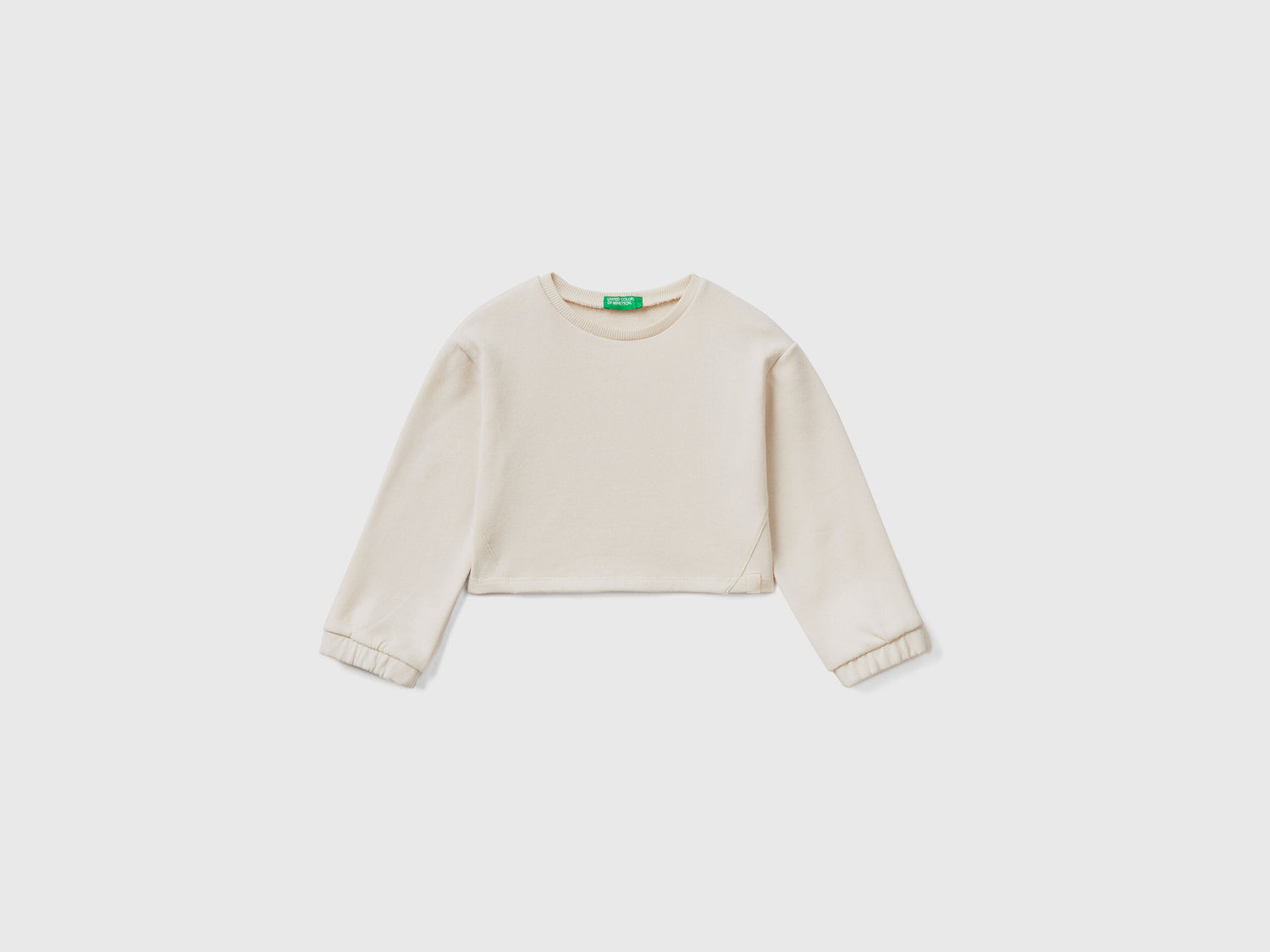 Cropped Sweatshirt In Recycled Fabric - 01