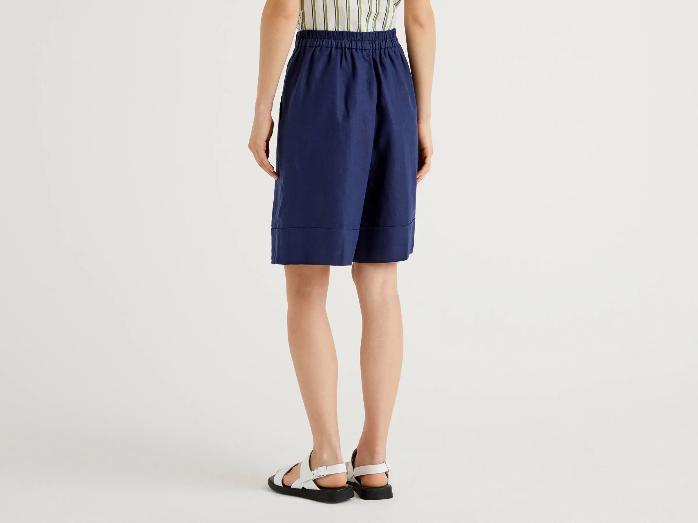 Dark Blue Bermuda - BEVAVA