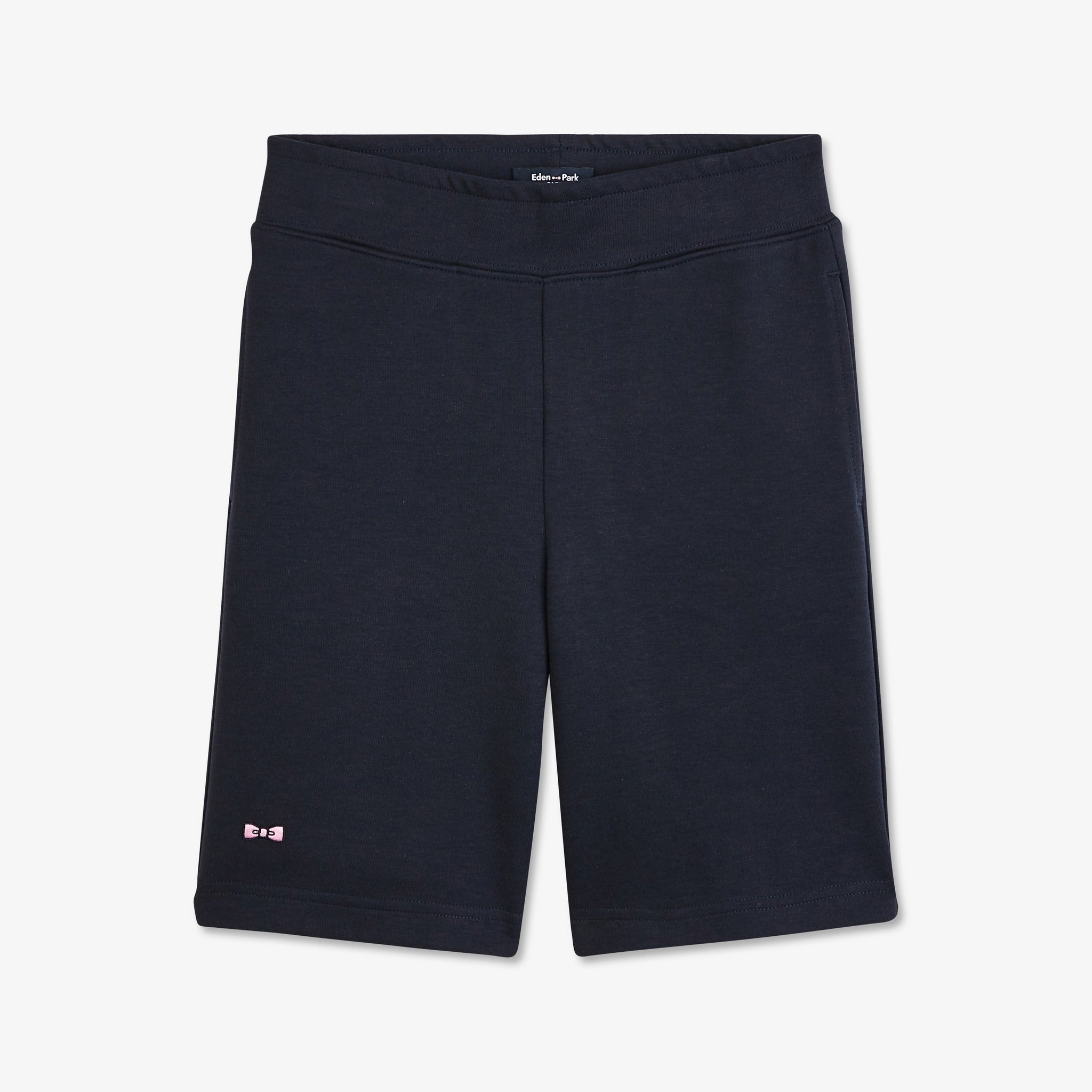 Dark Blue Fleece Shorts - 01