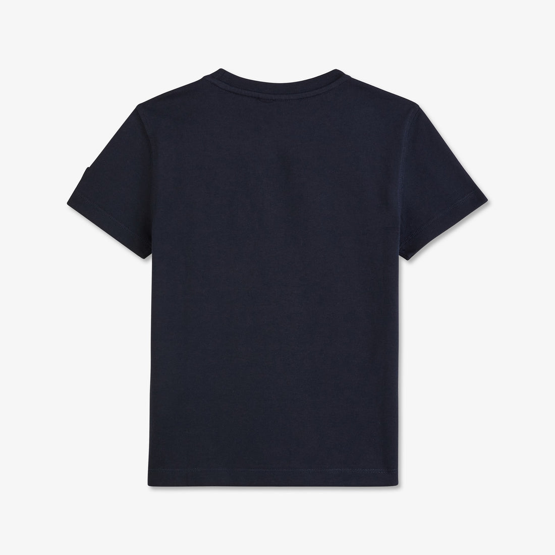 Dark Blue T-Shirt With Embossed Inscription - 02