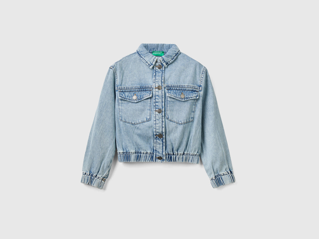 Denim Jacket With Pockets - 01