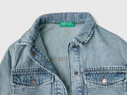 Denim Jacket With Pockets - 02