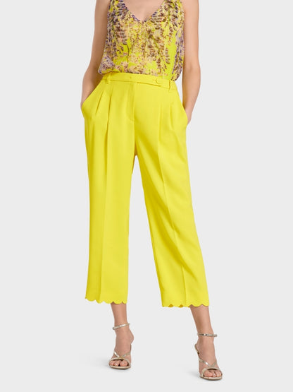 Elegant Pants With Waist Pleat