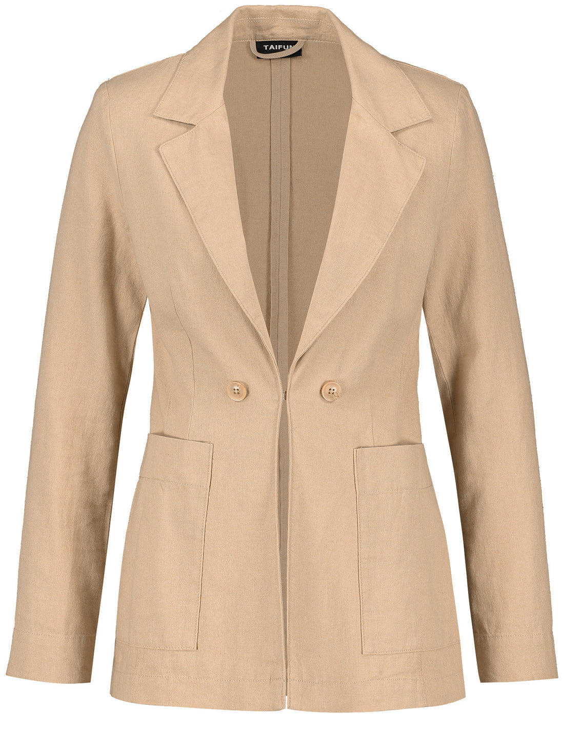 Fitted Blazer In A Linen Blend