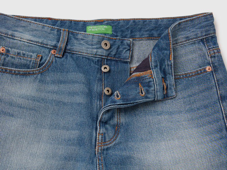 Five-Pocket Denim Bermudas