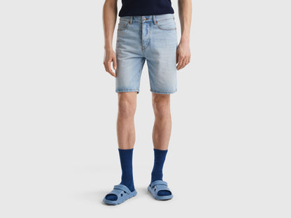 Five-Pocket Denim Bermudas