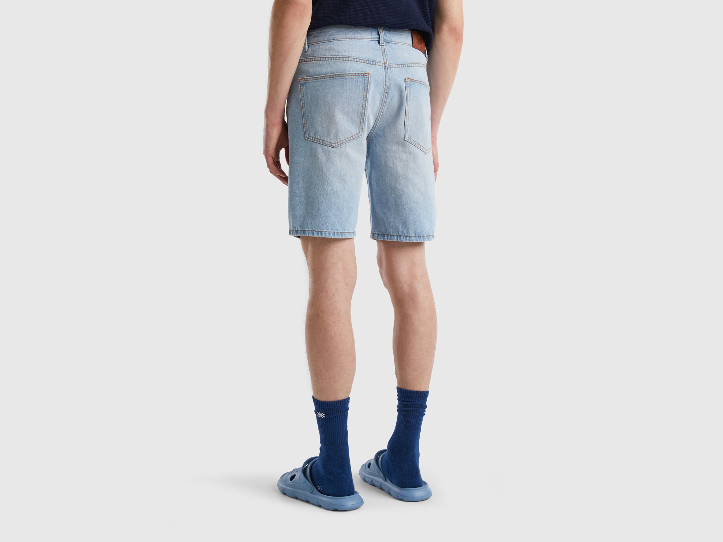 Five-Pocket Denim Bermudas