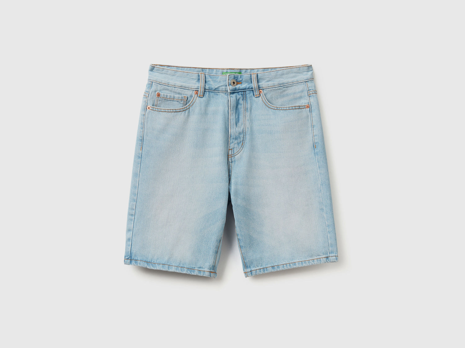 Five-Pocket Denim Bermudas