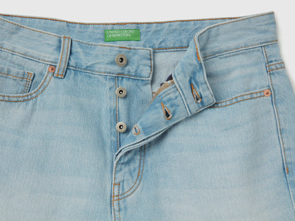 Five-Pocket Denim Bermudas