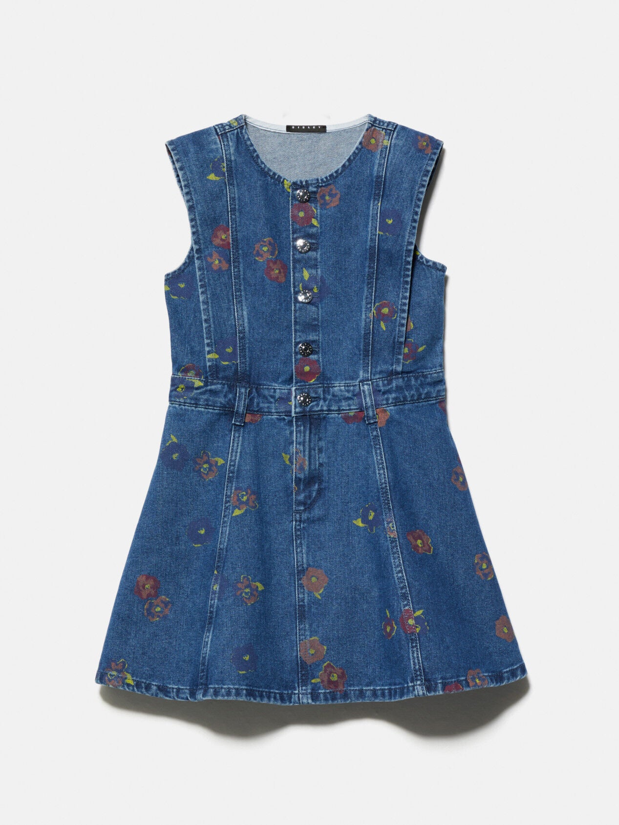 Floral Denim Dress - 01