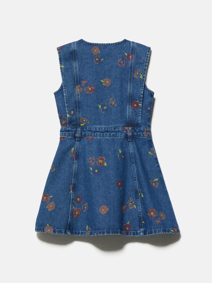 Floral Denim Dress - 02