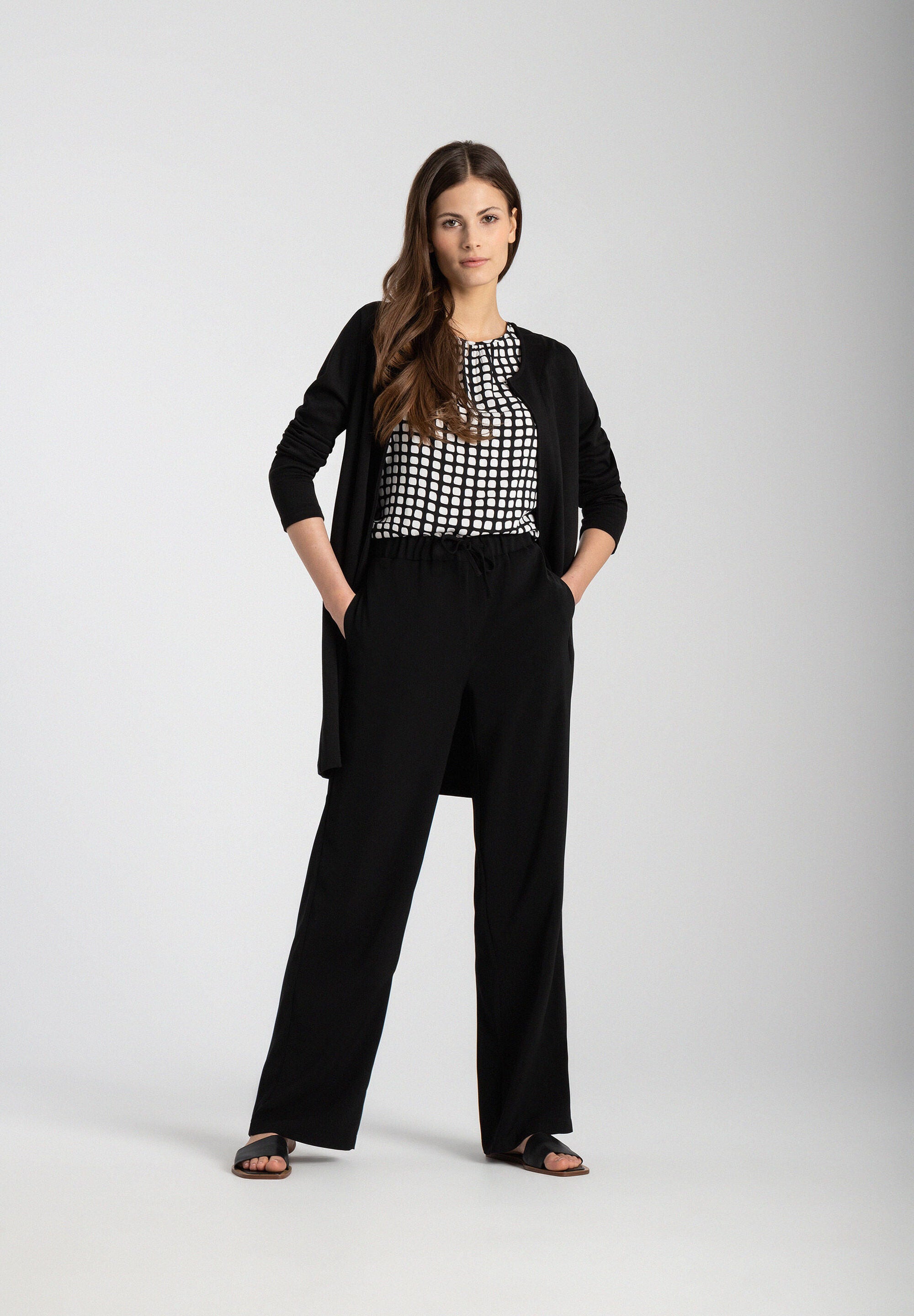 Flowing Palazzo Trousers