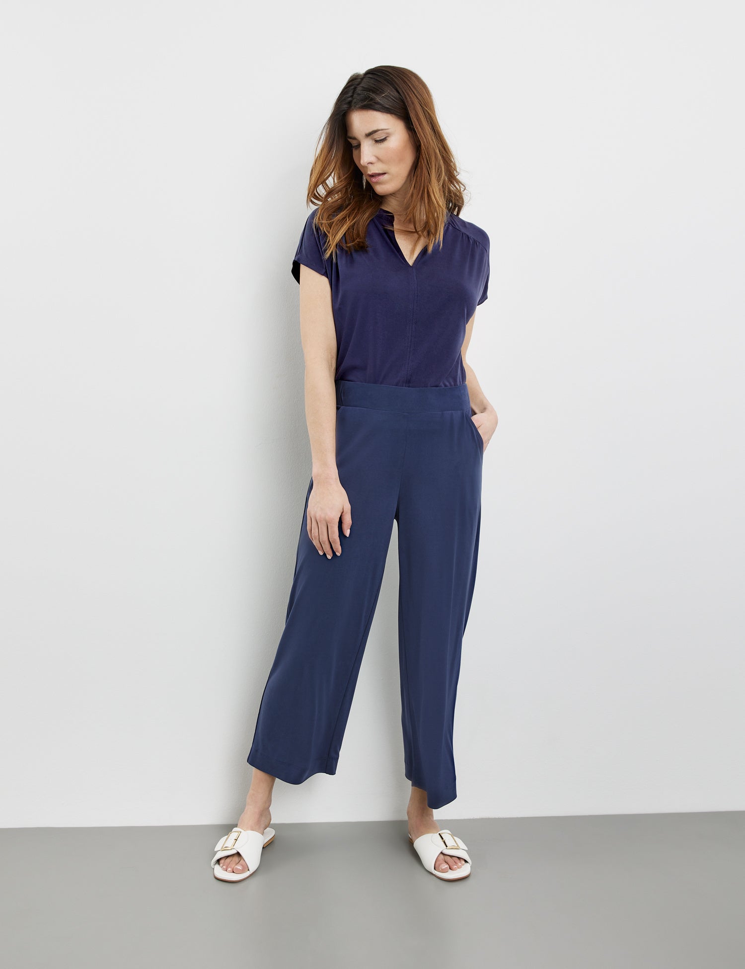 Flowing Pull-On Trousers