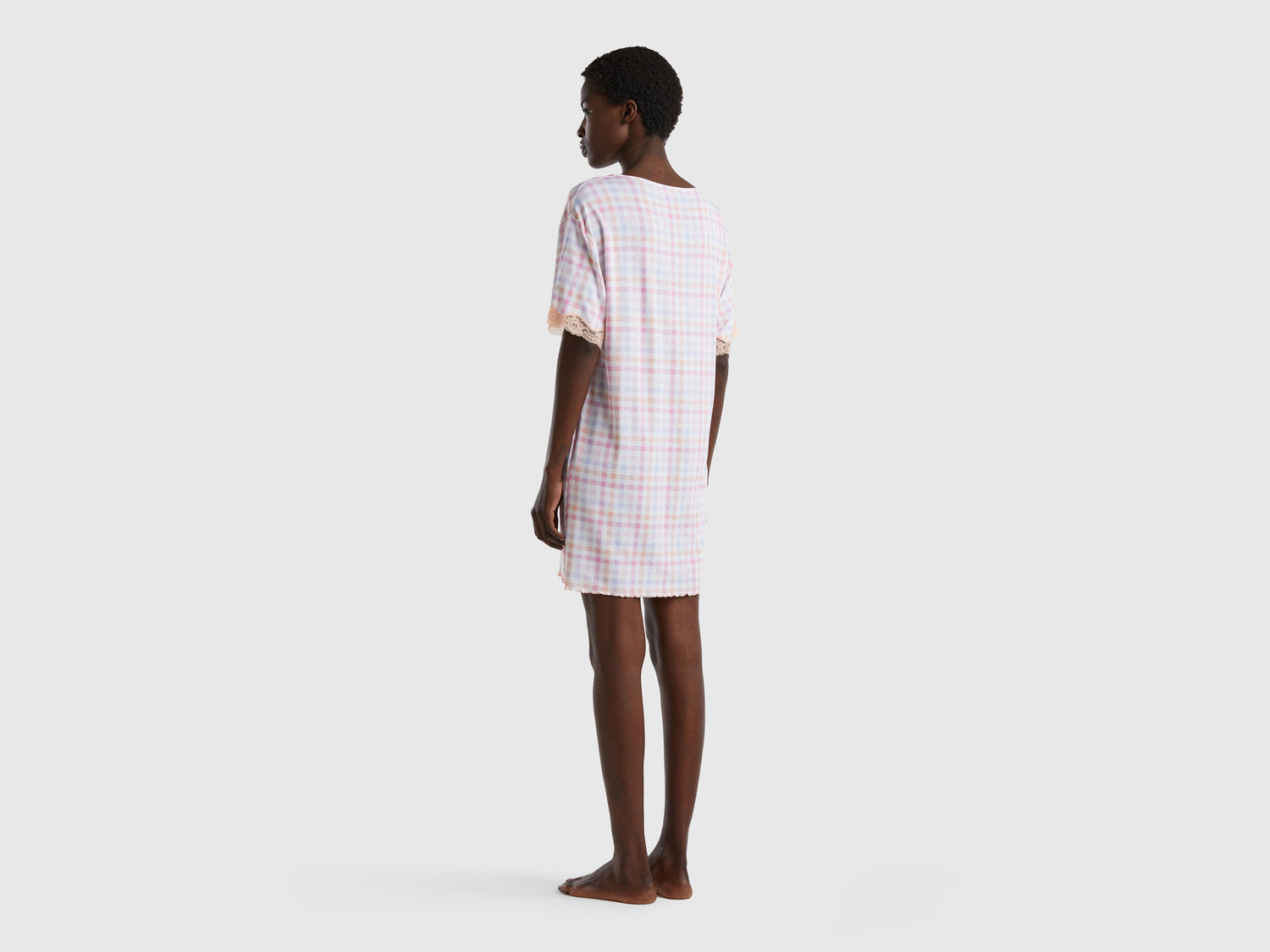 Flowy Check Nightshirt