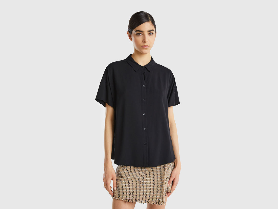 Flowy Shirt In Sustainable Viscose