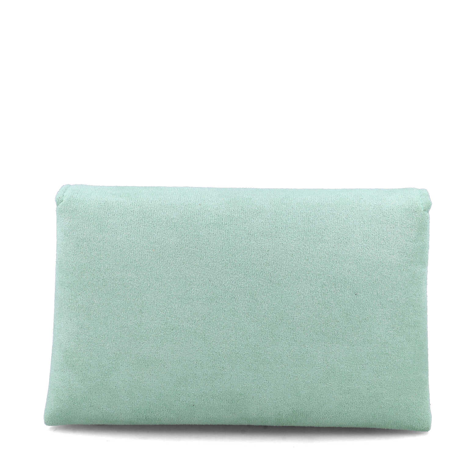 Green Embellished Clutch Bag