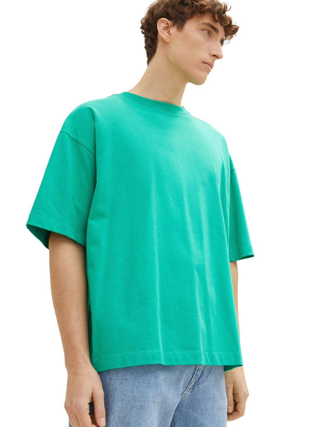 Green Over-sized Short Sleeve T-Shirt