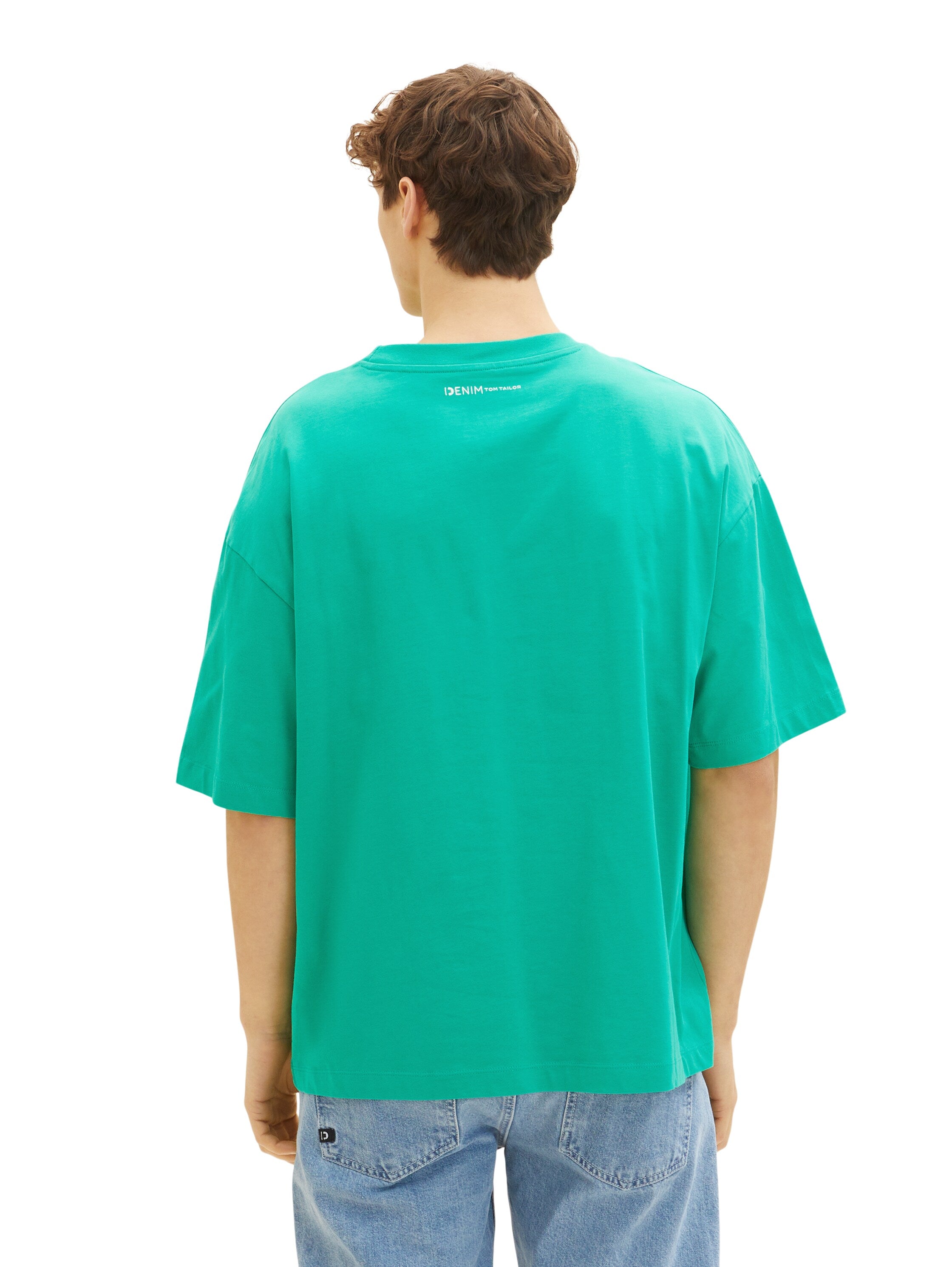 Green Over-sized Short Sleeve T-Shirt