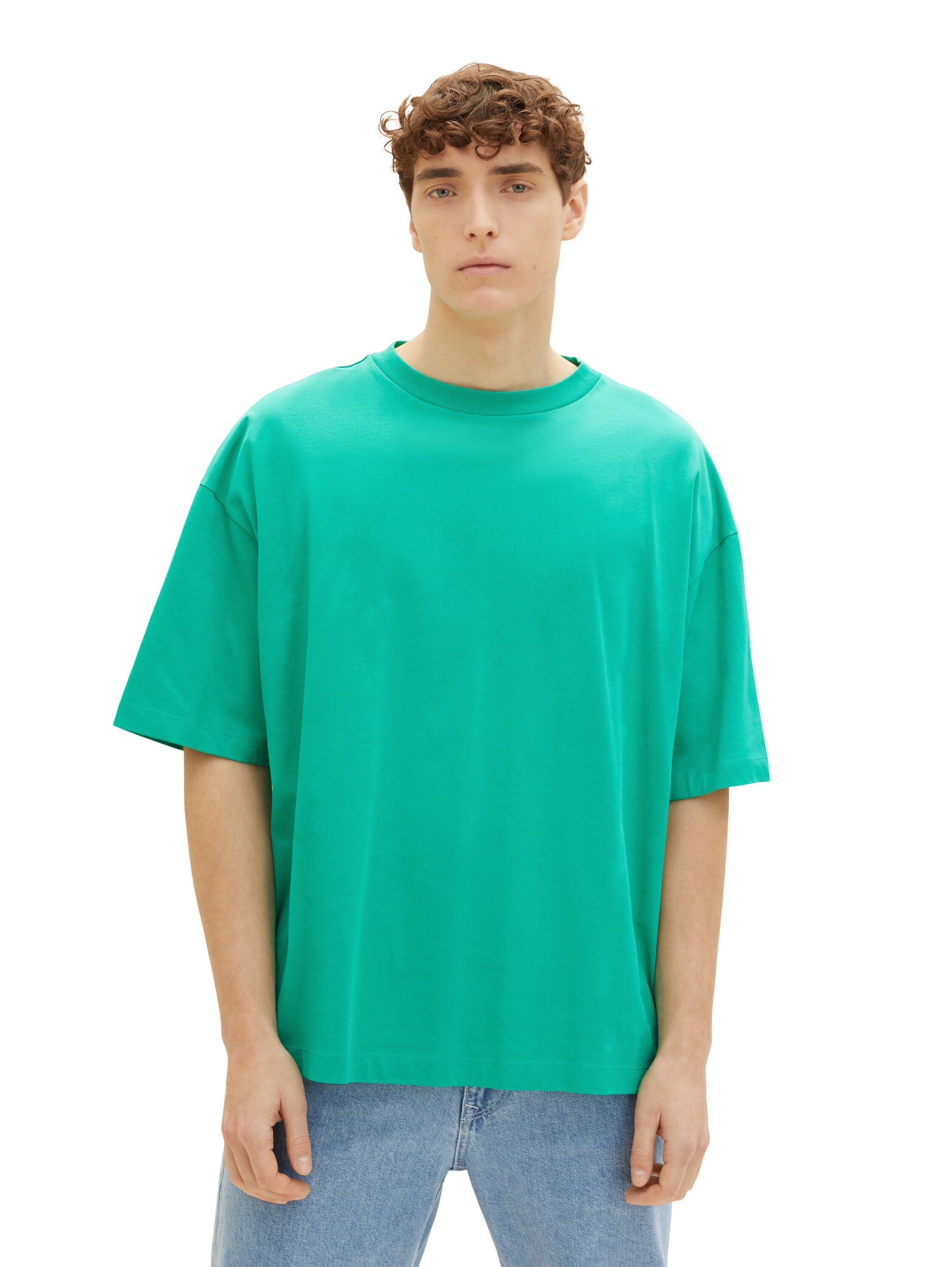 Green Over-sized Short Sleeve T-Shirt